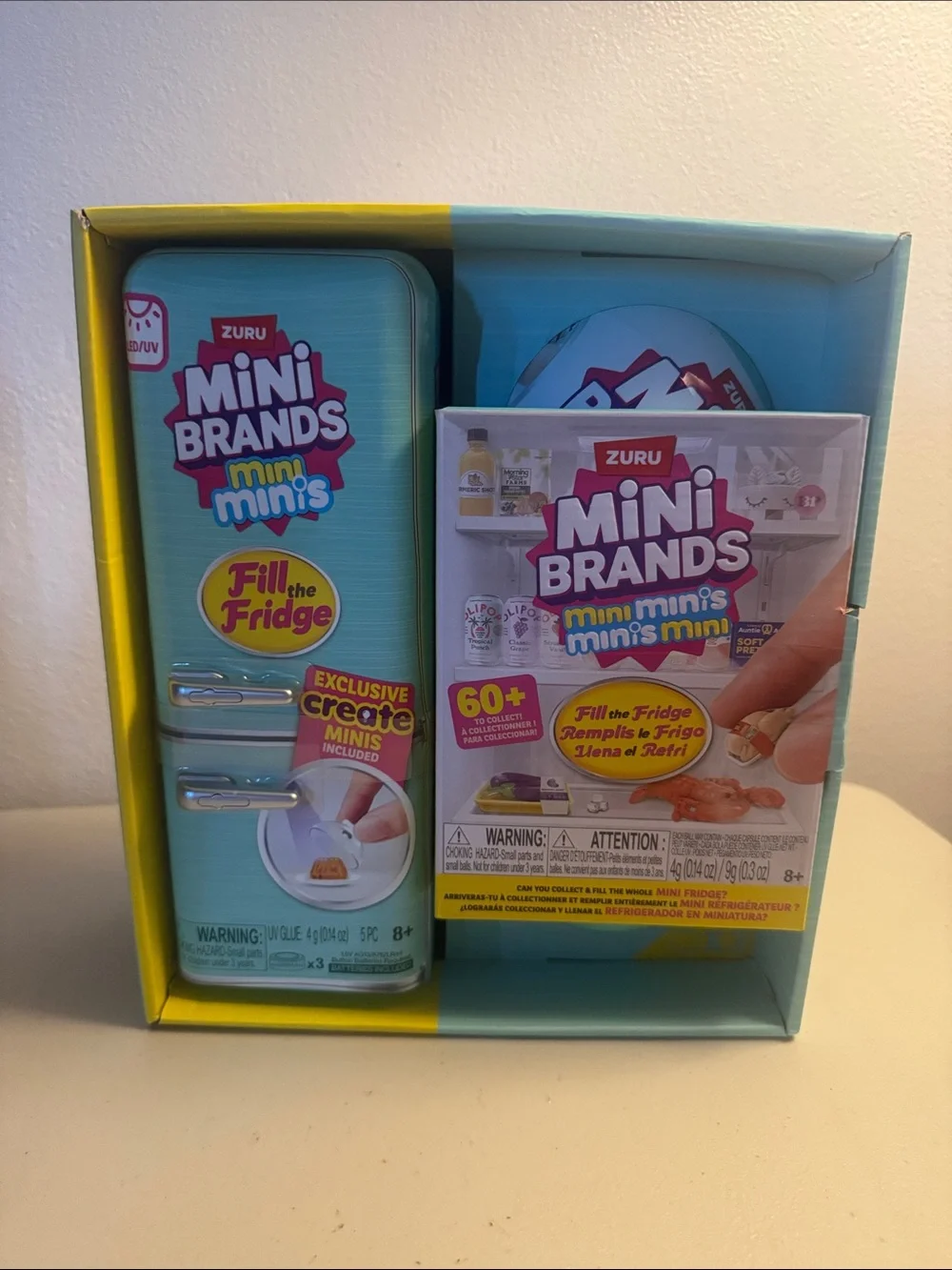 Zuru Mini Brands Fill the Fridge Playset - Light Blue